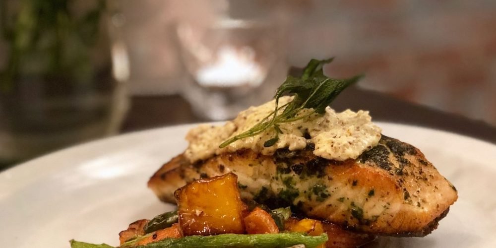 Pan Seared Seabass-BUCOLIC CAFE & CATERING